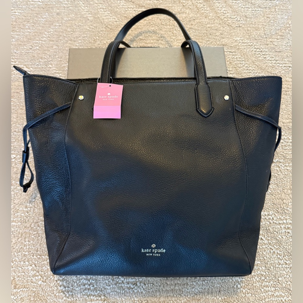 Kate Spade Black Tote Bag - Picture 1 of 8